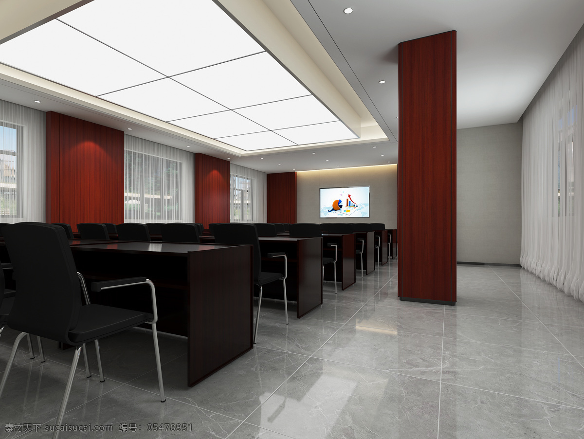 会议室 政府办公 现代 亚克力 效果图 3d设计