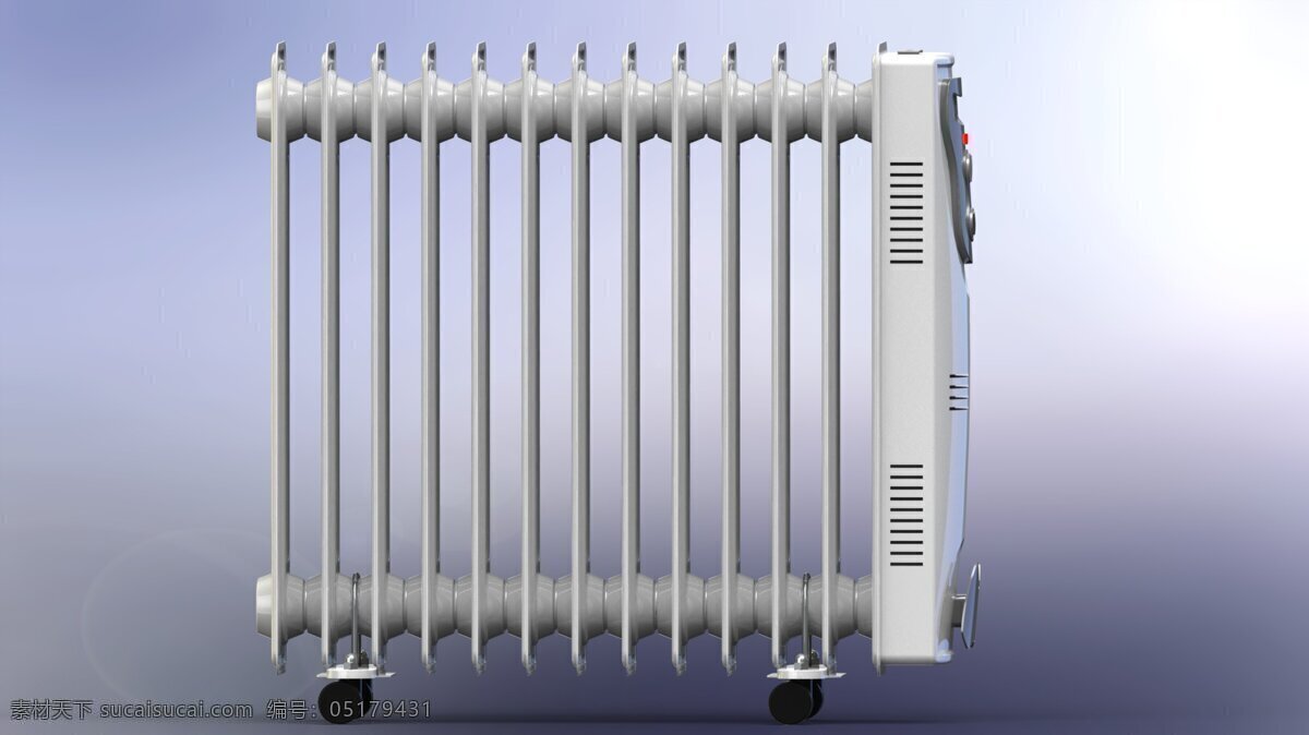 散热器 工业设计 能源和电力 家用 3d模型素材 其他3d模型