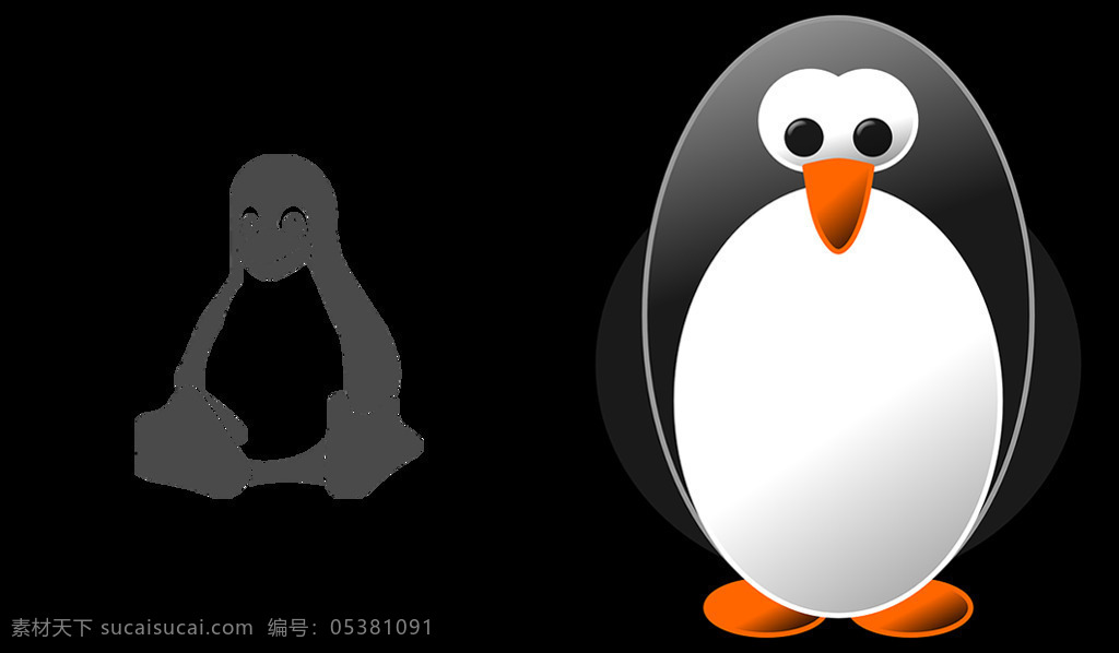 手绘 企鹅 免 抠 透明 图 层 企鹅图片 linux 操作系统 图标 logo 手绘企鹅 标志 卡通企鹅
