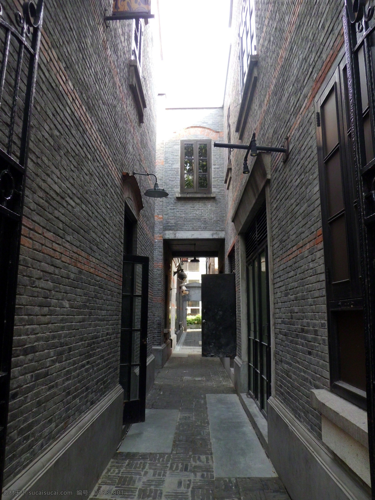 巷子 古巷 悠长 窄巷 老上海 小路 墙面 建筑摄影 建筑园林