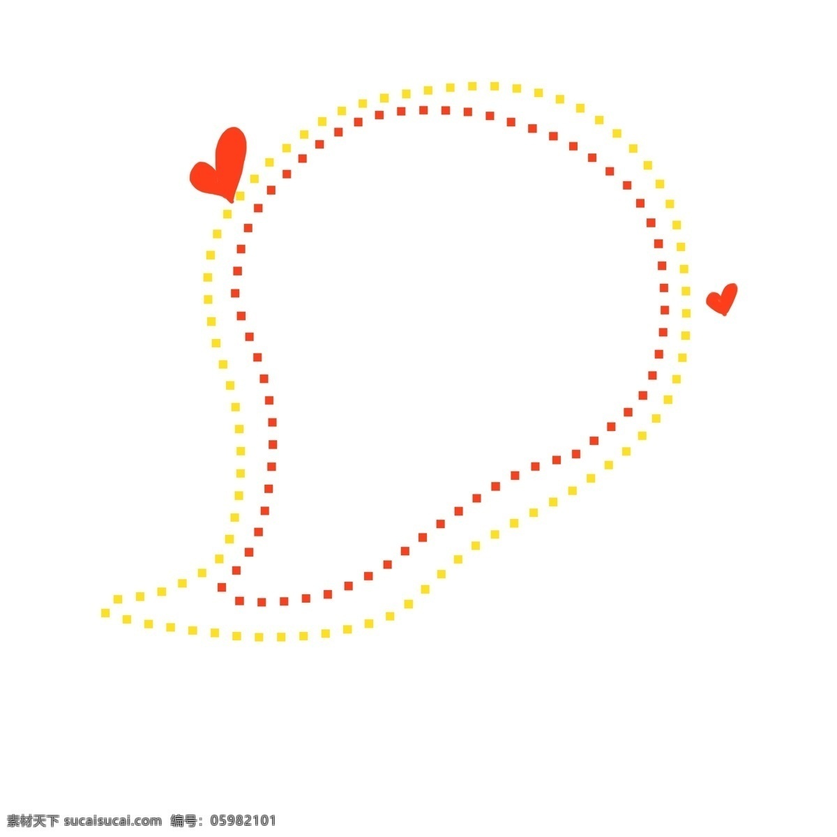 简单 对话框 手绘 圆点 爱心 可爱 对话款 黄色 红色 简约 框 卡通对话框 不规则图案 圆形 卡通手绘