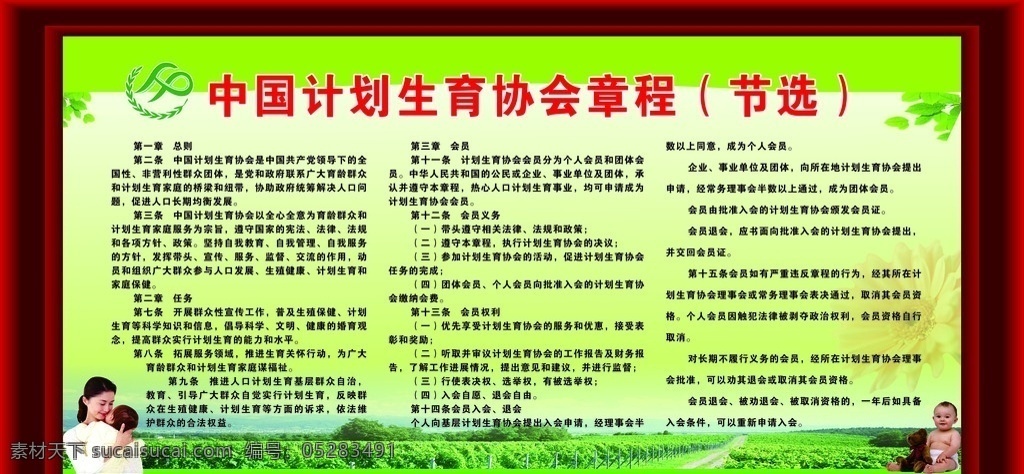 计划生育 协会章程 计划 生育 协会 章程 节选 医疗卫生 生活百科 医疗保健