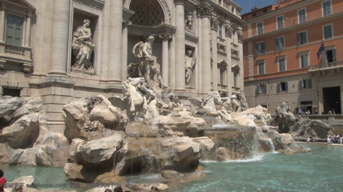 特莱 维 喷泉 放大 股票 视频 变焦 传统 罗马 视频免费下载 意大利 硬币 特莱维喷泉 其他视频