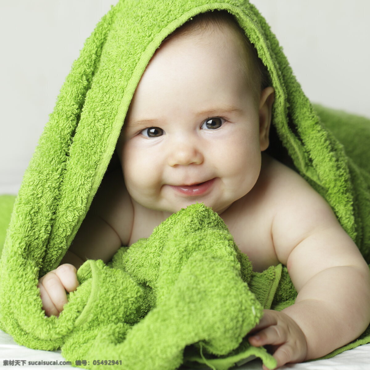 可爱 婴儿 写真图片 宝宝 毛巾 萌宝宝