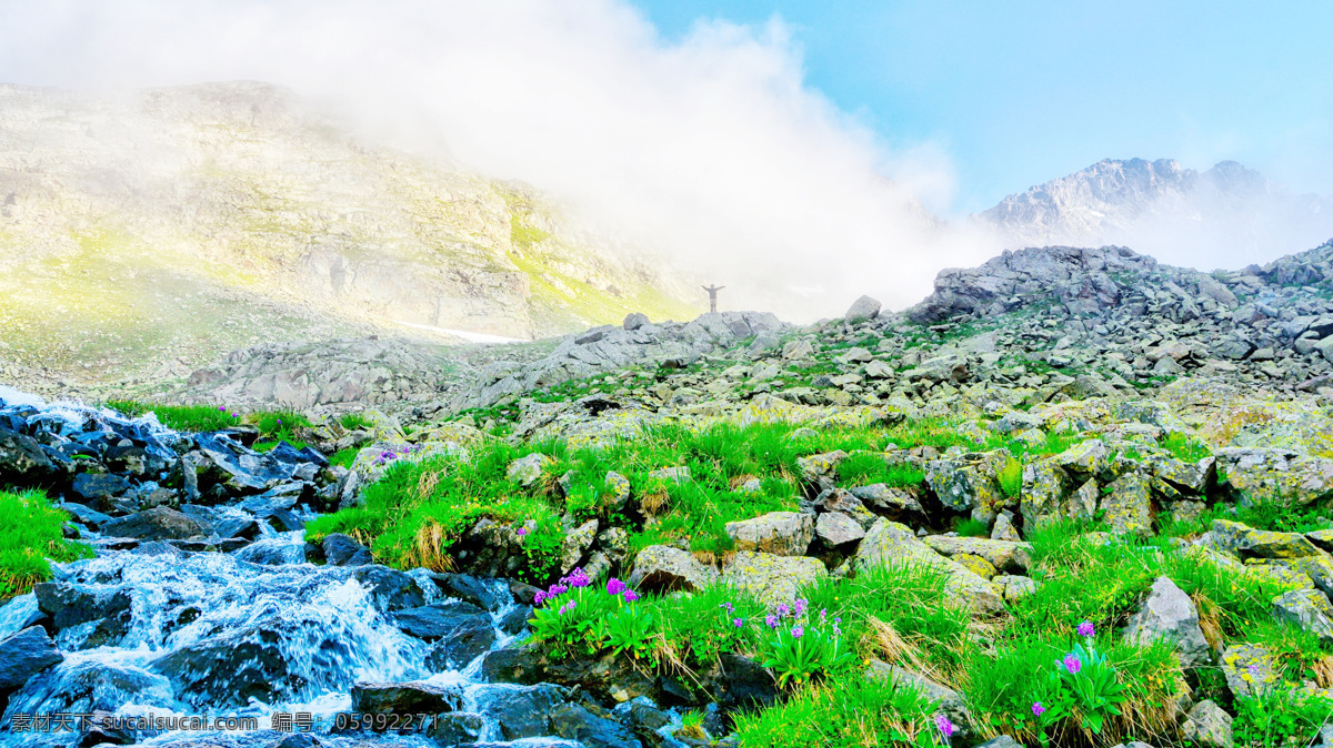 美丽的风景 美丽 风景 蓝天 景色 白云 山峰 高山 自然景观 自然风景