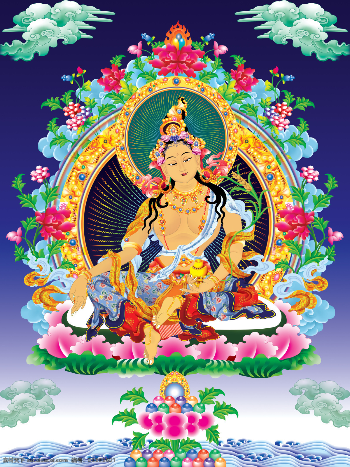 阿弥陀佛 佛教 佛教图片 佛像 菩萨 唐卡 文化艺术 财源佛母 西藏 密宗 西方三圣 佛菩萨 宗教信仰