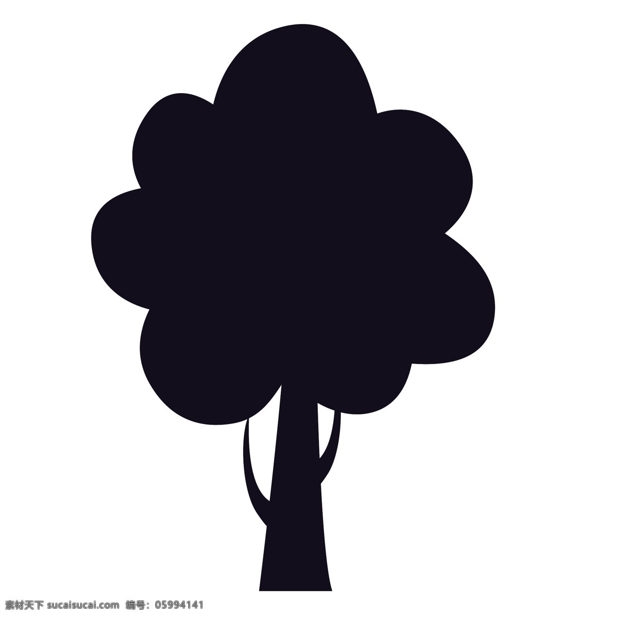 黑色 创意 装饰图案 植物 树木 树枝 树干 剪影 涂鸦 图案 简约 绘画 树叶 树苗 素描 椰子树 松树 剪纸