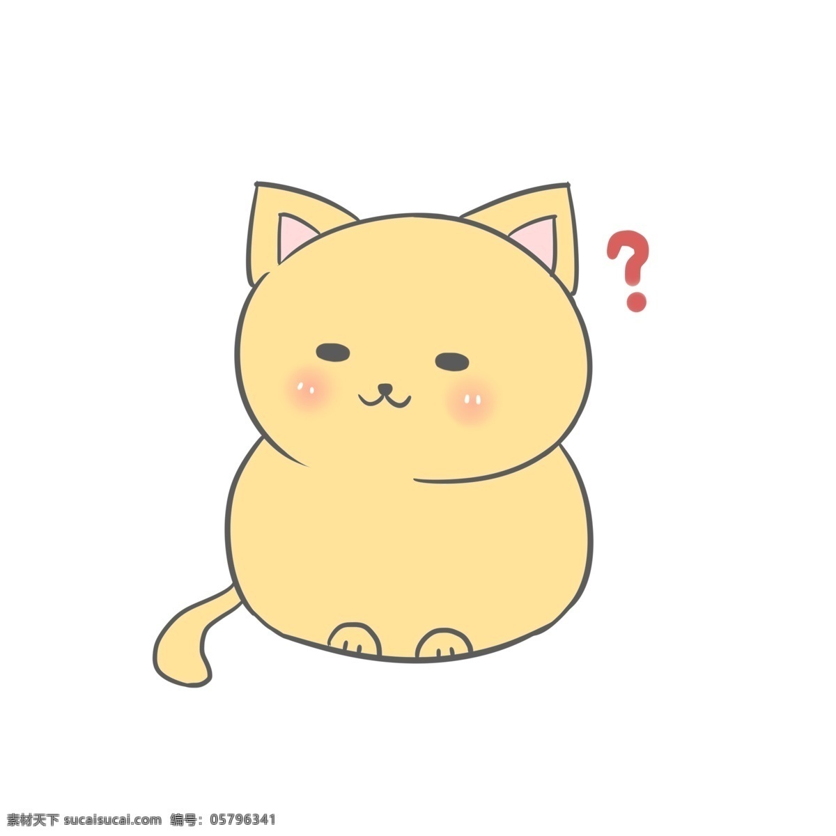 可爱 卡通 日 系 清新 猫咪 表情 包 通用 动物