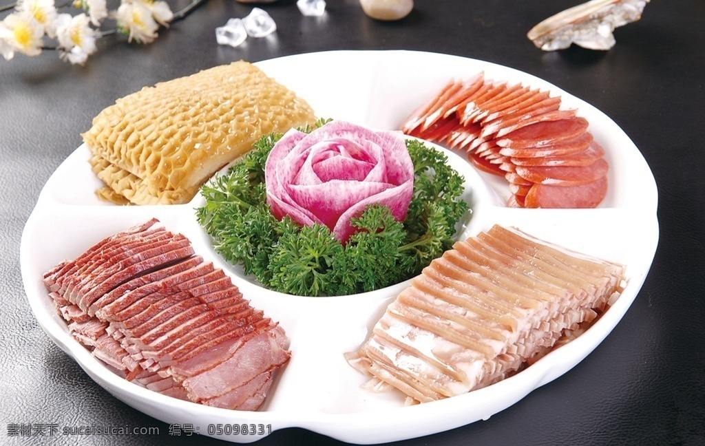 鸿运四喜拼 美食 传统美食 餐饮美食 高清菜谱用图