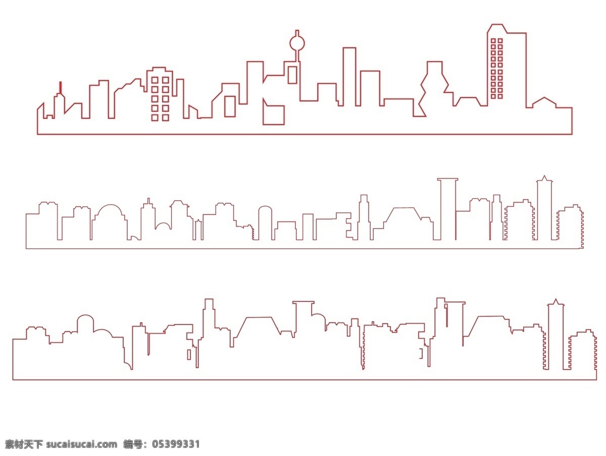 城市剪影 线段 城市 底图 背景 线 壁纸 动漫动画