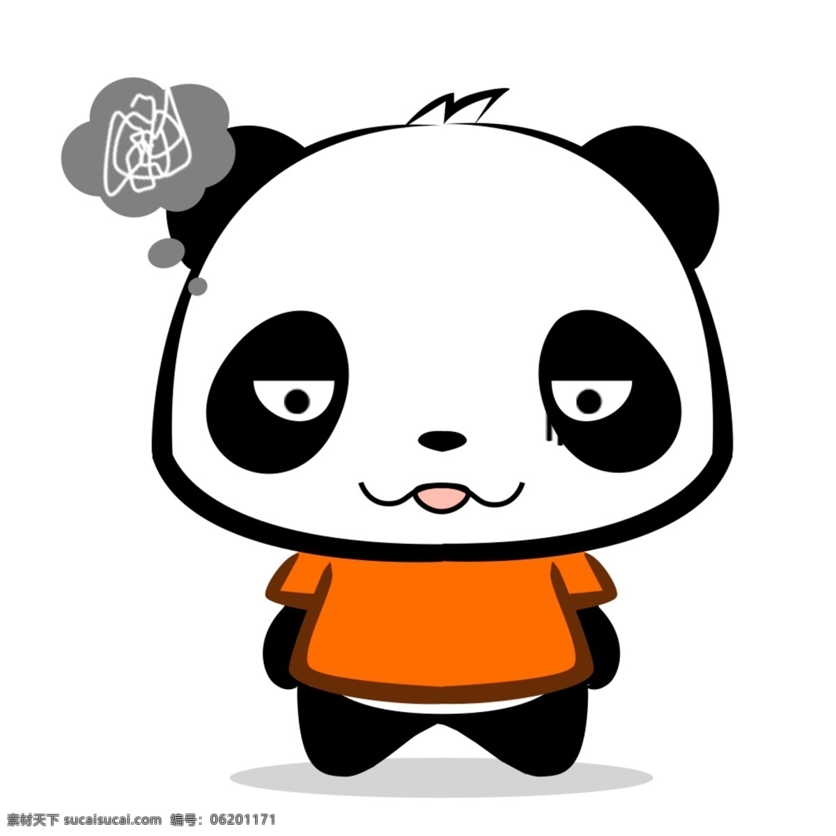 熊猫 烦恼 表情 包 动 图 表情包 动图设计 gif