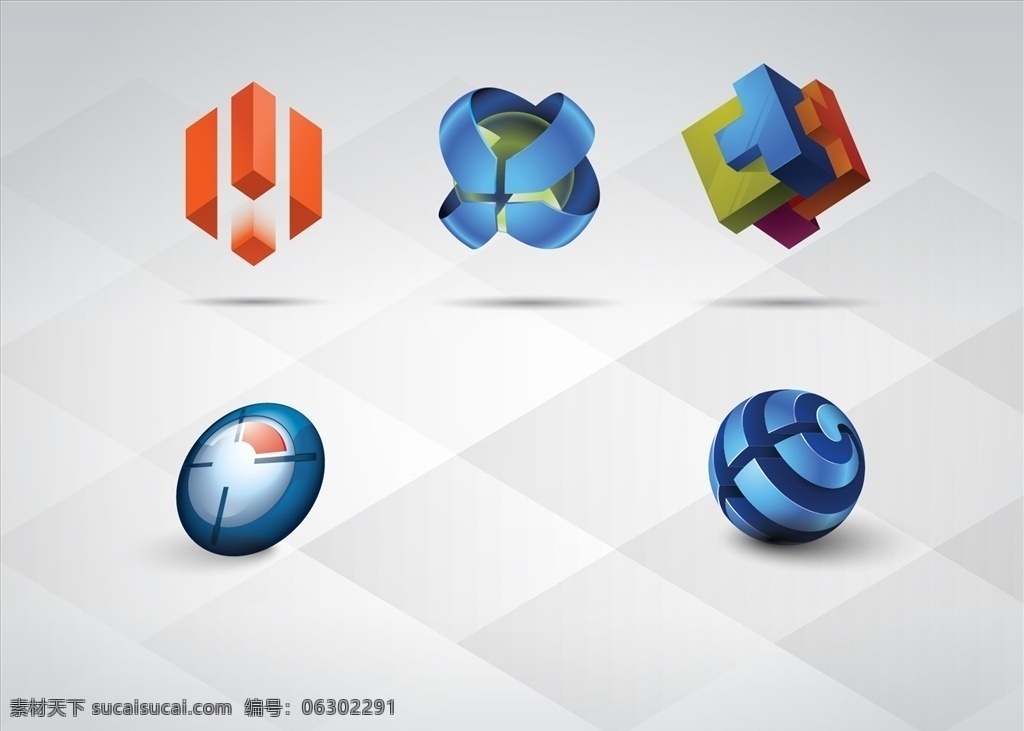 矢量 彩色 3d 立体 logo 标志 矢量标志 矢量logo 彩色logo 3dlogo 立体logo 炫酷logo 时尚logo 现代logo 质感logo 图标标签标志 标志图标 其他图标