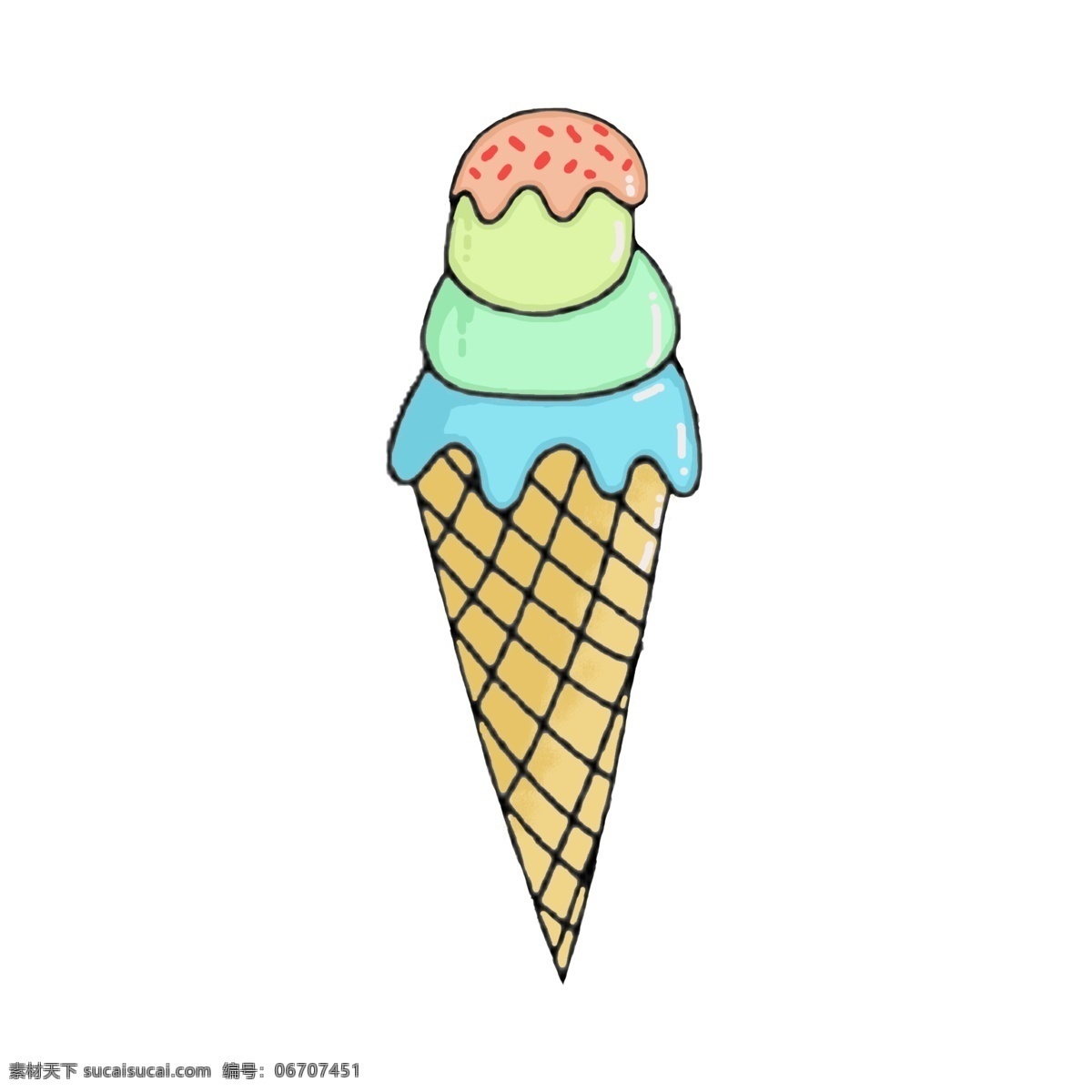 夏日 冰淇淋 手绘 卡通 装饰 卡通儿童 儿童节装饰 涂鸦 清爽图形 图标 平面 通用 可爱 装饰背景