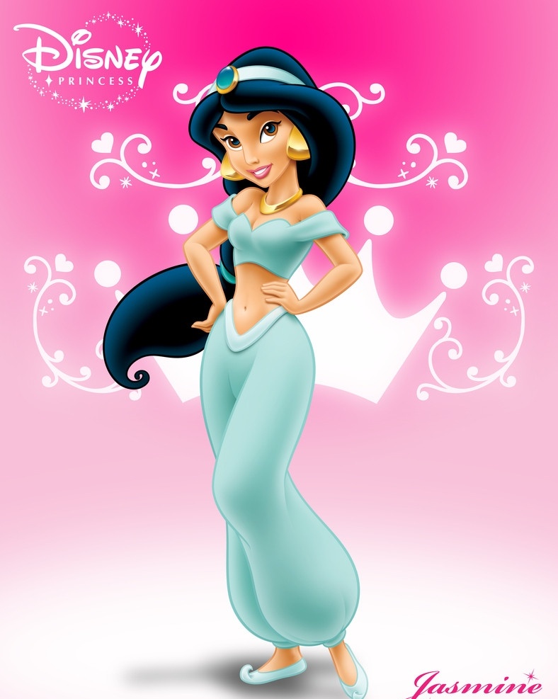 迪士尼 阿拉丁公主 茉莉 jasmine 2010年版 苏丹王的女儿 求婚 街头 流浪汉 阿拉丁 假扮成王子 迪士尼小公主 人物 分层 源文件