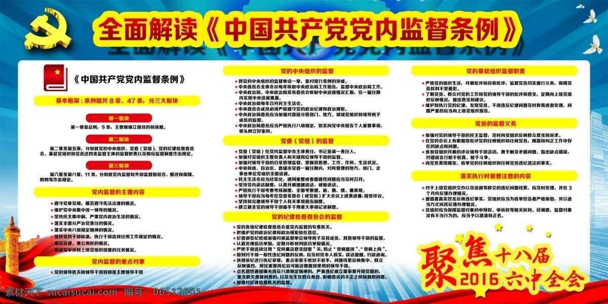 解读 中国共产党 党内 监督 条例 十 八 届 六中全会 党内监督