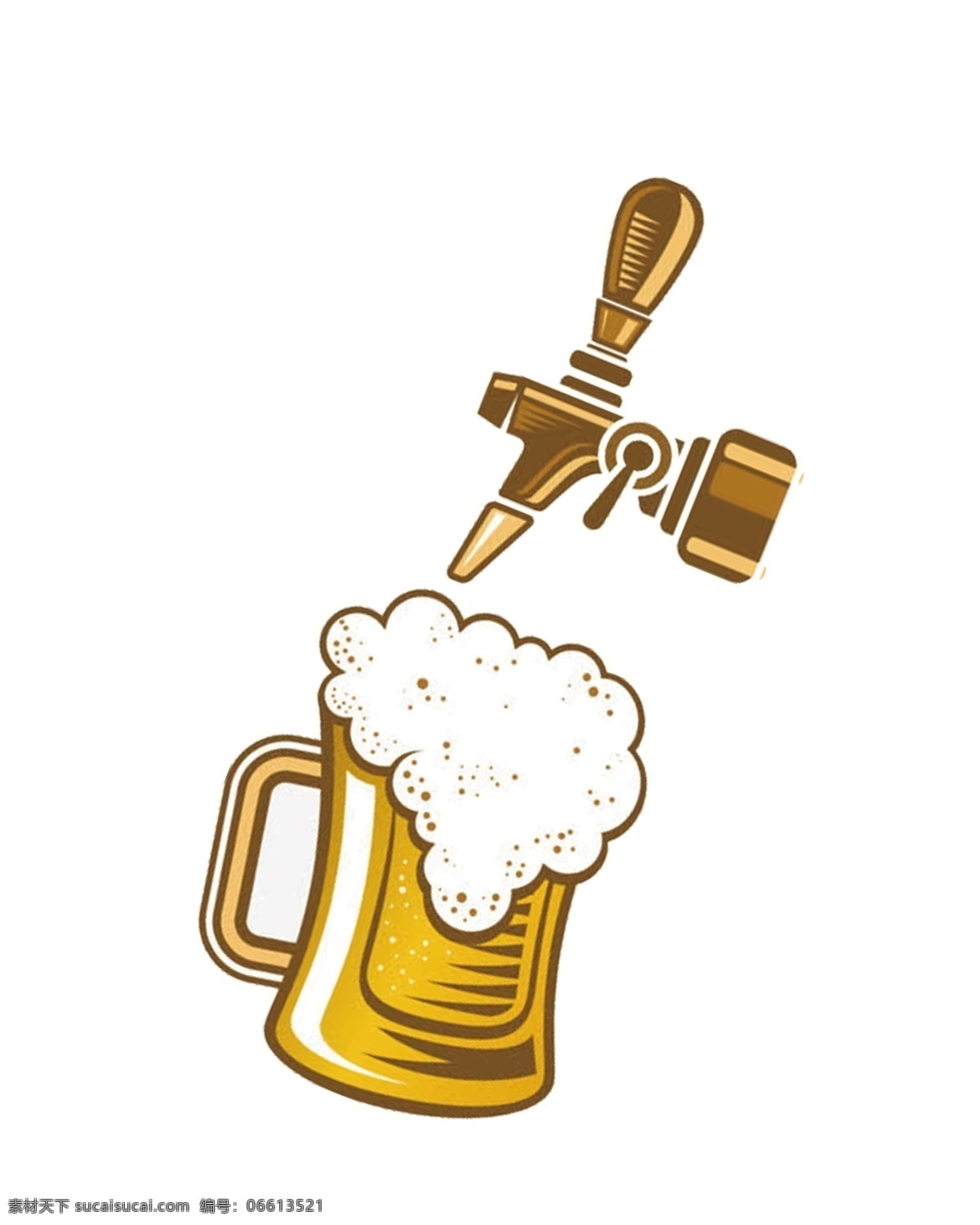啤酒杯 卡通啤酒 手绘啤酒 啤酒元素 啤酒素材 动漫动画