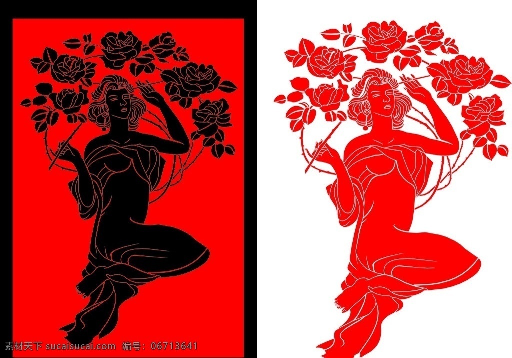 玫瑰 美女 美人 人物 艺术玻璃 艺术玻璃图 艺术玻璃图案 雕刻图 彩雕 彩雕图 矢量图 雕刻线条图 玻璃背景墙 玻璃隔断 玻璃玄关 玻璃屏风 背景墙 隔断 玄关 屏风 广告装饰 室内装饰 建筑家居 室内设计 人物图库 女性妇女