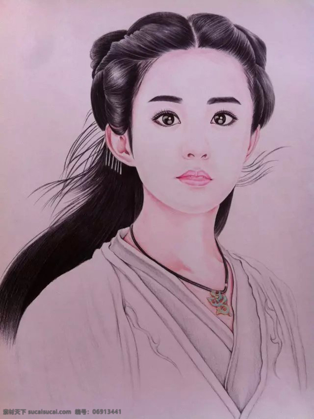 可爱 花 千 骨 图像 彩铅 花千骨 纯艺术