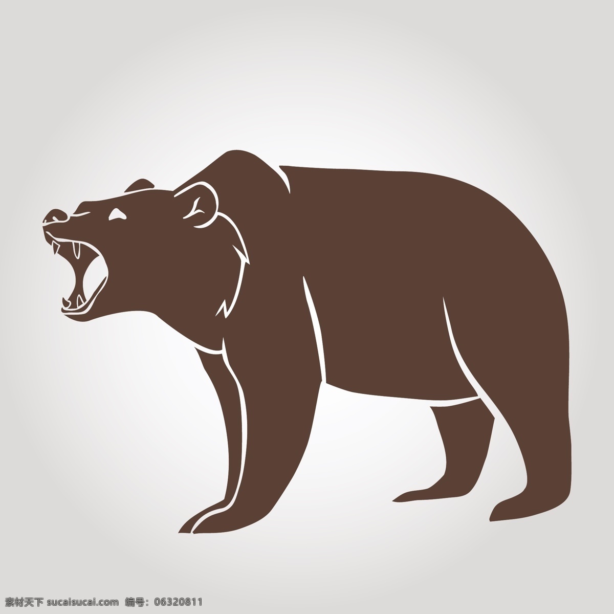 小熊 熊 灰熊 动物 棕熊 可爱动物 熊图标 熊标志 野生动物 生物世界