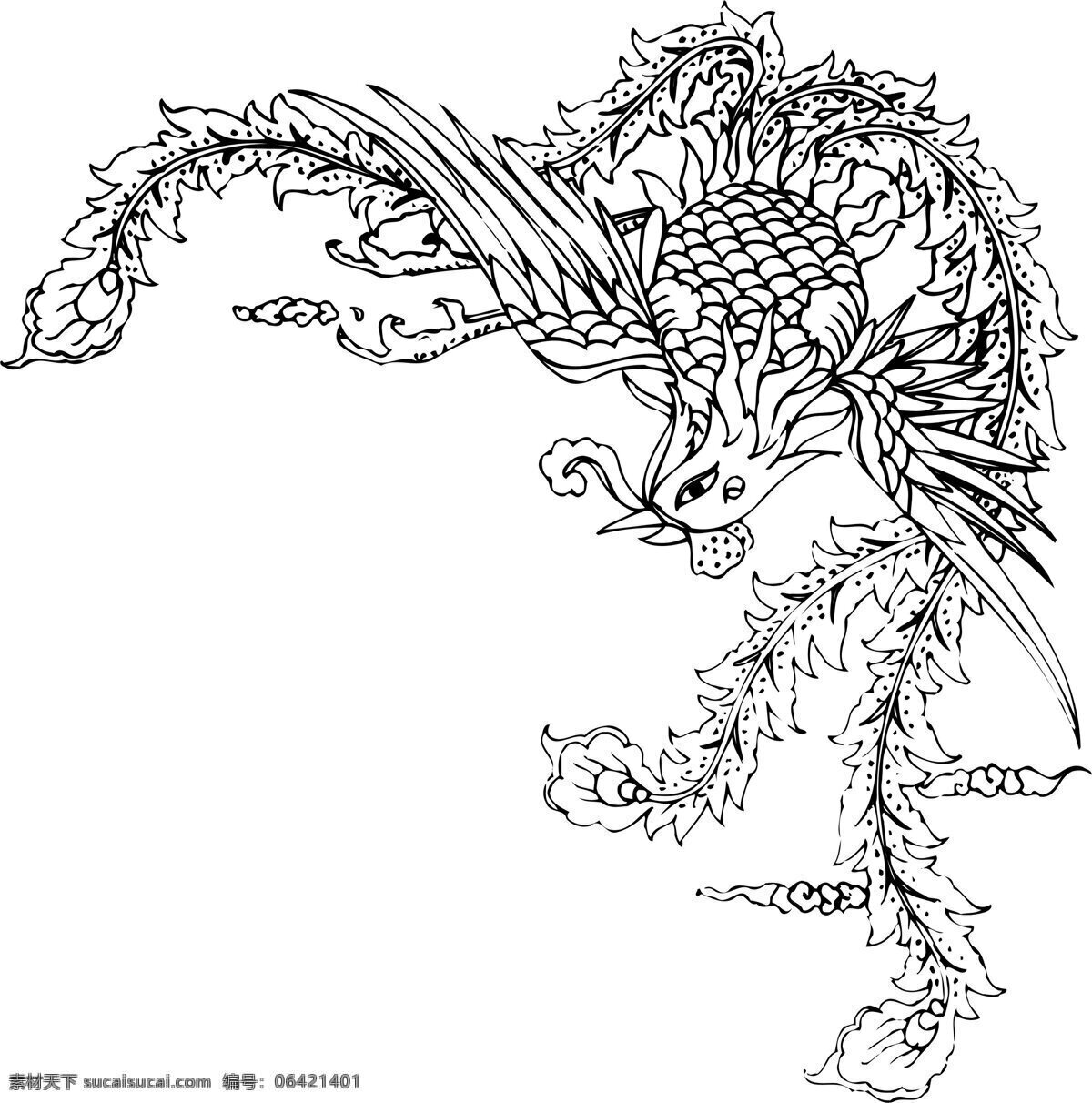 印花 矢量图 动物 凤凰 服装图案 吉祥 鸟类 印花矢量图 面料图库 服装设计 图案花型