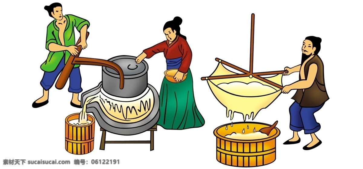 豆 干制 作 工艺 图 豆干制作 石磨豆干 豆干工艺 豆浆 传统工艺 豆干人物 制作豆干 卡通设计