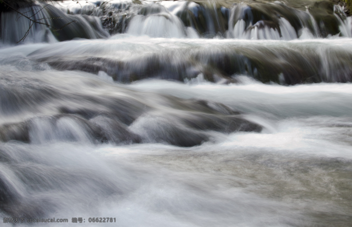 溪水潺潺 小溪 河流 山水风景 自然景观