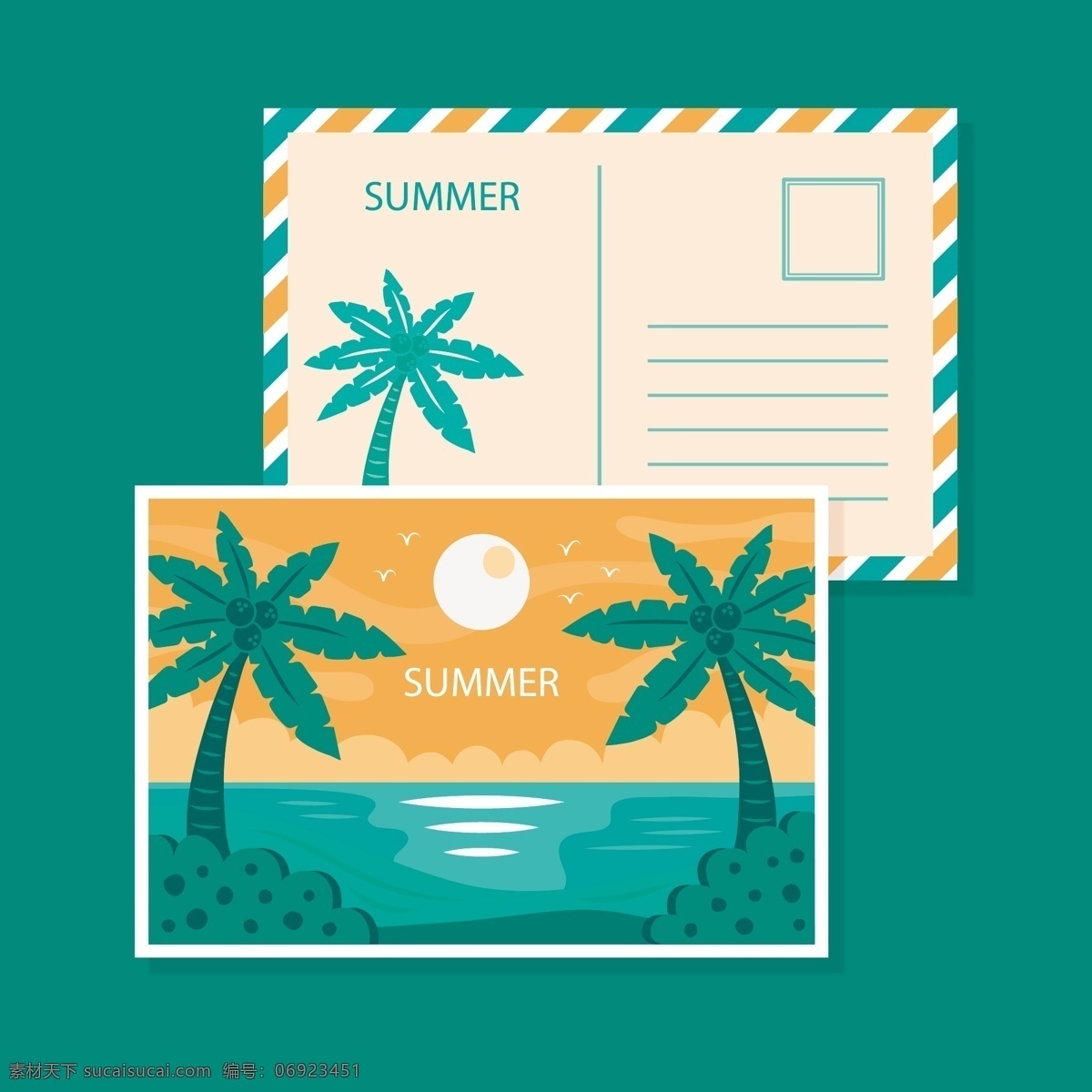 热带 海岛 明信片 旅游 夏季