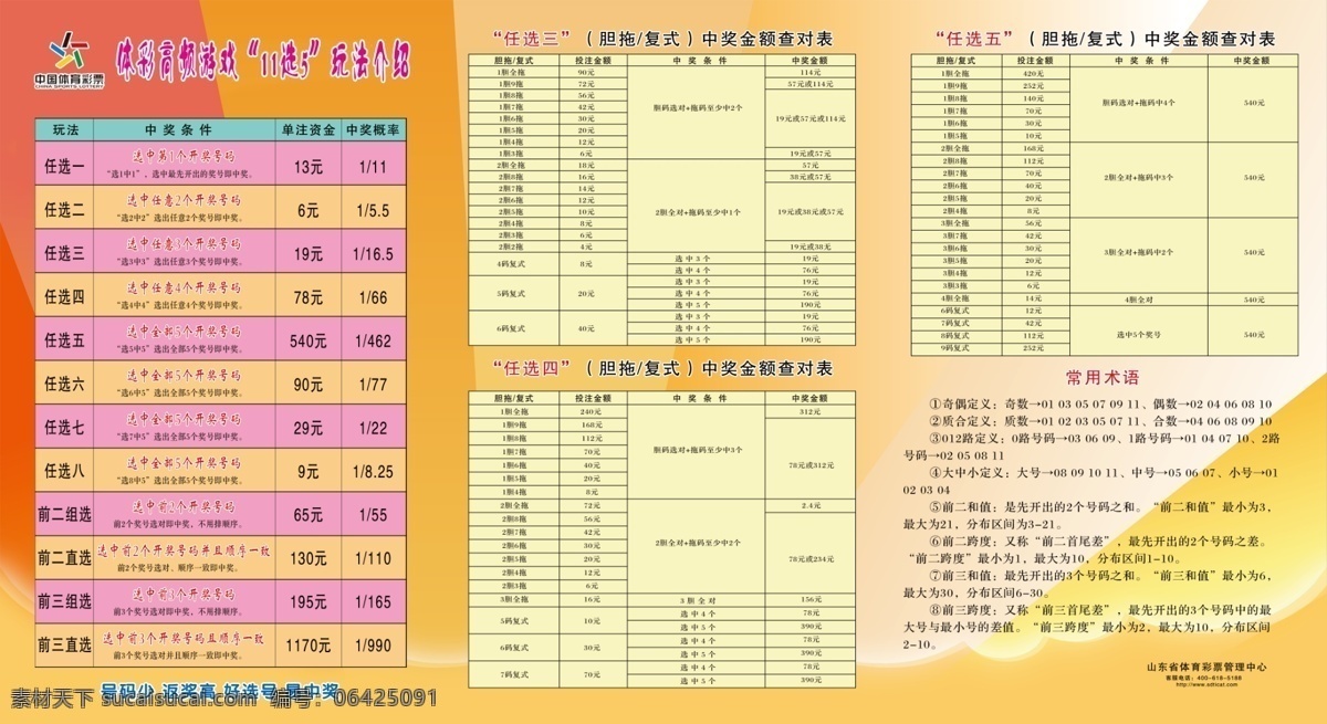 体彩11选5 中国体育彩票 体彩标志 选 玩法 介绍 高频游戏 多层 文件 分层 源文件