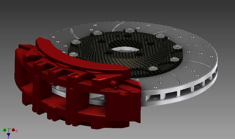 制动盘 轮毂 转子 制动 3d模型素材 其他3d模型