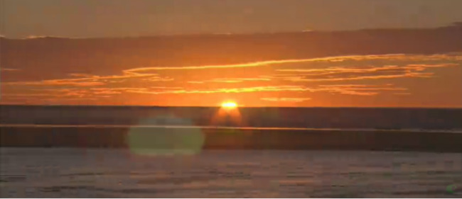 海上 日出 高清 实拍 视频 太阳 视频素材