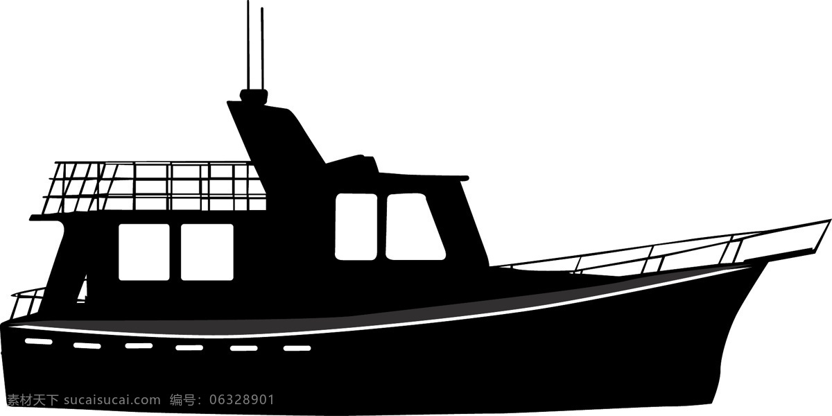 印花 矢量图 服装图案 黑色 交通 色彩 印花矢量图 鱼船 面料图库 服装设计 图案花型
