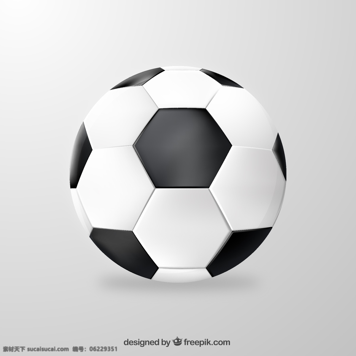 精美足球设计 球具 足球用品 足球 足球运动 白色