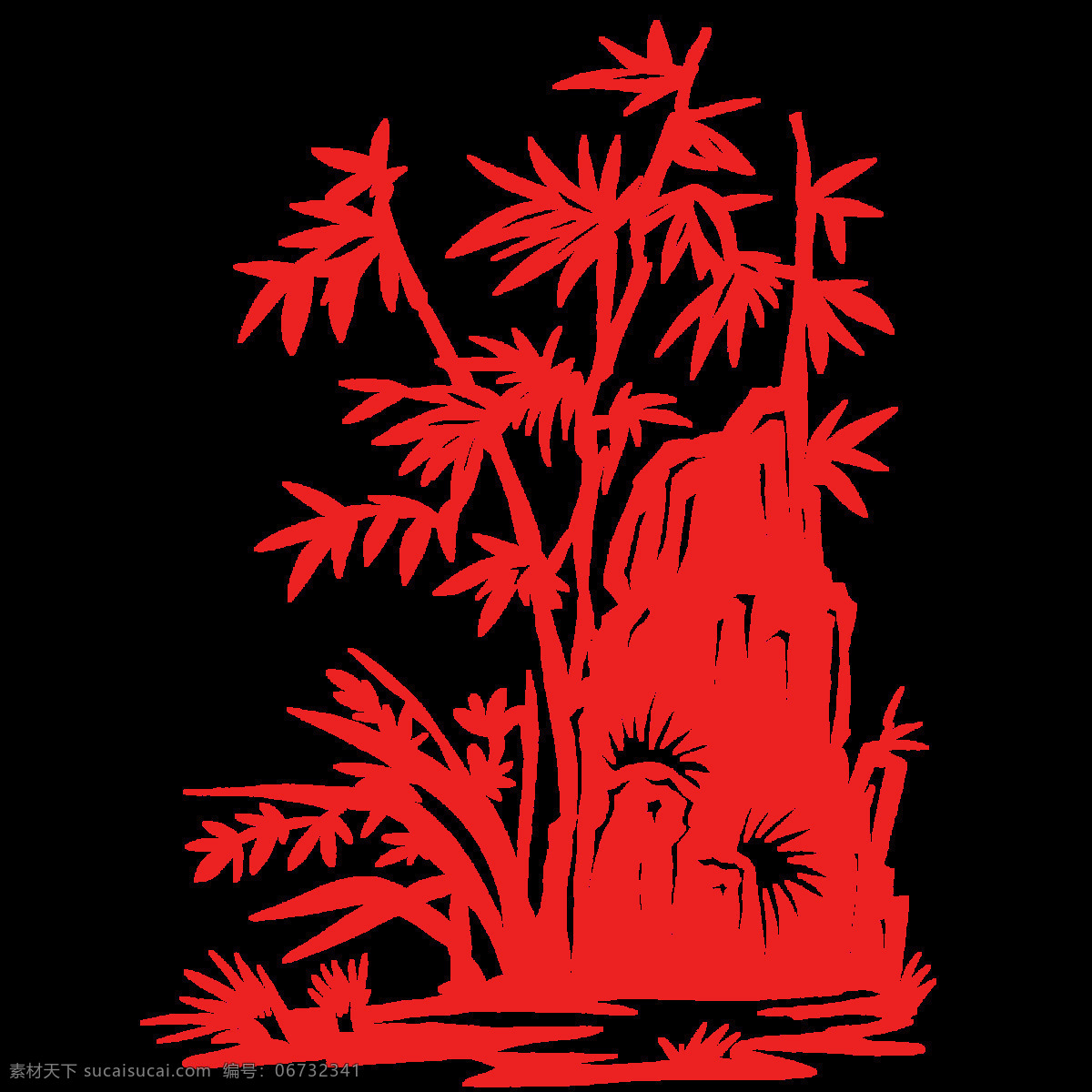 竹子剪纸 立体 中国风 3d 微立体 花卉 花朵 花草 城市 建筑 剪影 促销 装饰 免费模版 平面模版 免费素材 植物 红色 剪纸 元素 红色中国风 植物元素 红色元素 文化艺术 传统文化