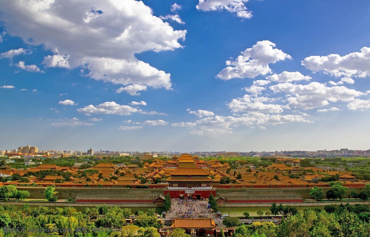 故宫 故宫博物院 紫禁城 皇宫 古建筑 围墙 天空 皇宫内院 院子 北京 国内旅游 旅游摄影