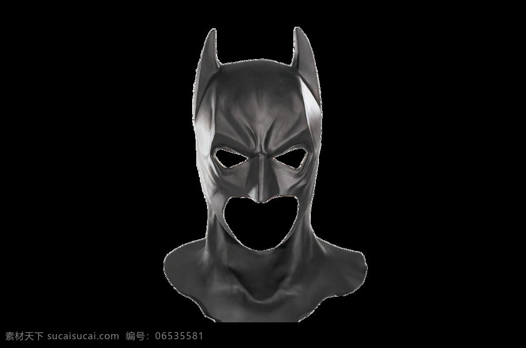 黑色 蝙蝠侠 头罩 元素 png元素 动画 免抠元素 透明素材 正义