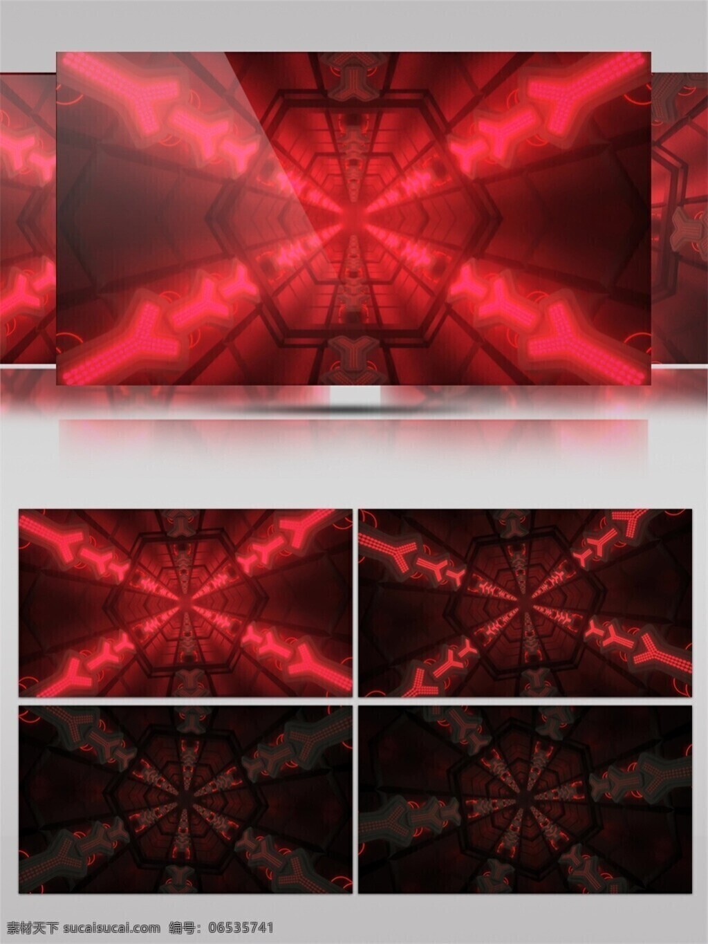 红色 发散 光束 视频 高清素材 光特效素材 激光 唯美素材