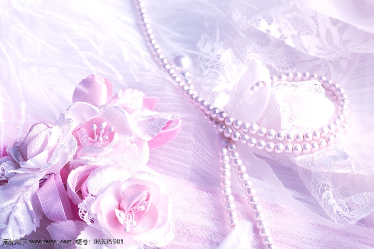 婚礼背景 婚礼素材 结婚 背景图片 花 珍珠链 珍珠 项链首饰 珠宝服饰 生活百科 白色
