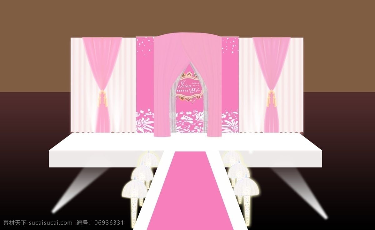 婚礼免费下载 婚礼 效果图 简单干净 原创设计 原创装饰设计