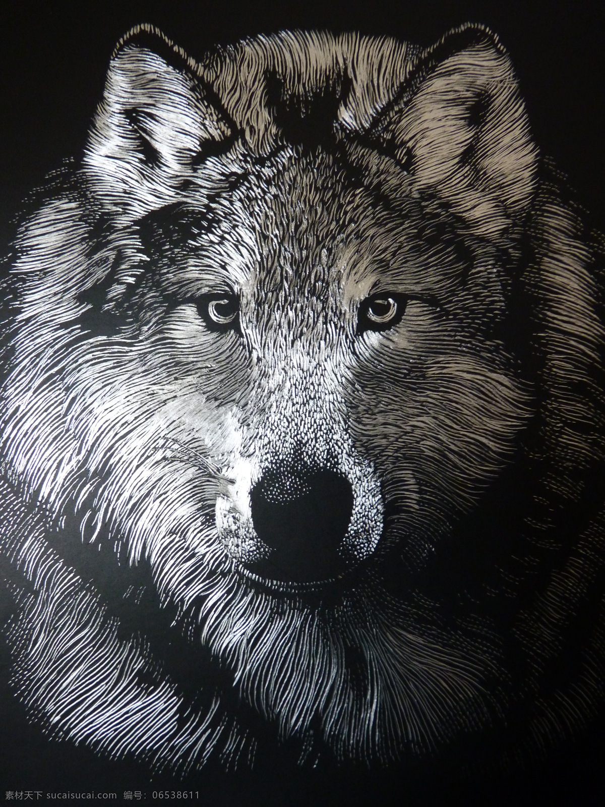 木刻狼 摄影图片 摄影素材 艺术图片 木刻动物 木刻 设计素材 文化艺术