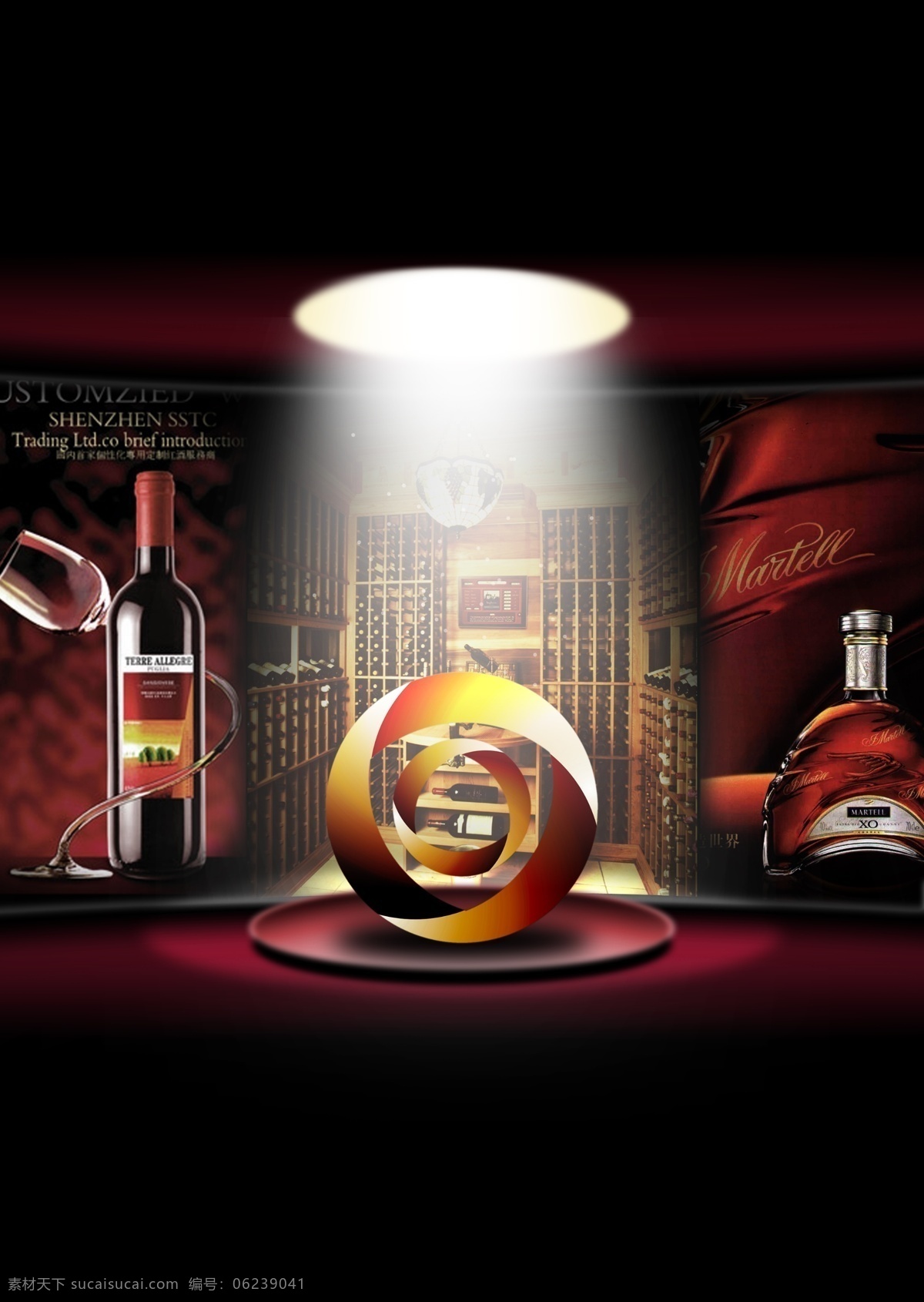 红酒 创意设计 绸布 古典 模板 建筑 幕布 其他模版 舞台 psd源文件