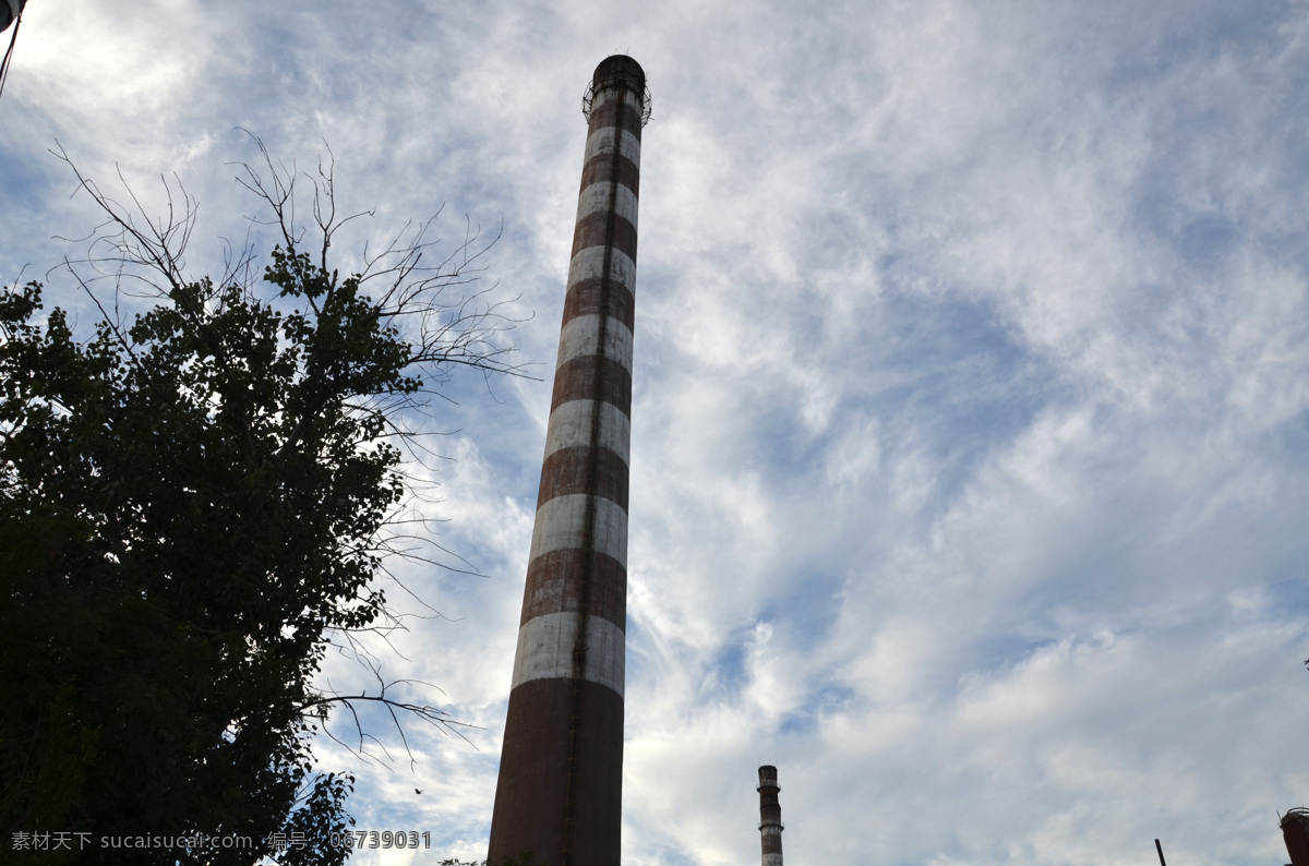 烟囱 高塔 天空 工业烟囱 彩色烟囱 工业建筑 现代科技 工业生产