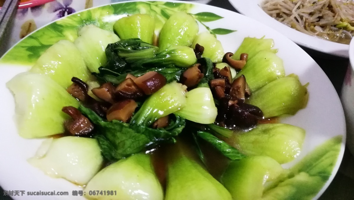香菇上海青 白菜 香菇 上海青 美食 中餐 家常菜 餐饮美食 传统美食