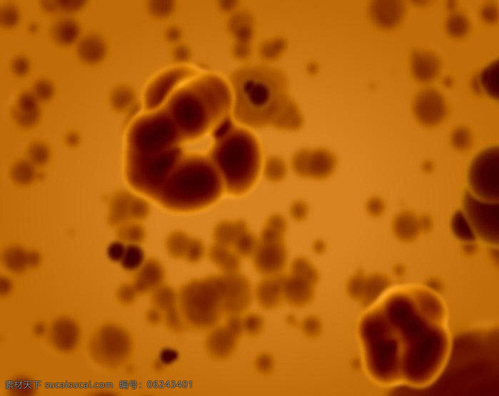生物 医学 动态 视频 科学 细胞 影视视频 多媒体 影视编辑 合成背景素材 avi 棕色