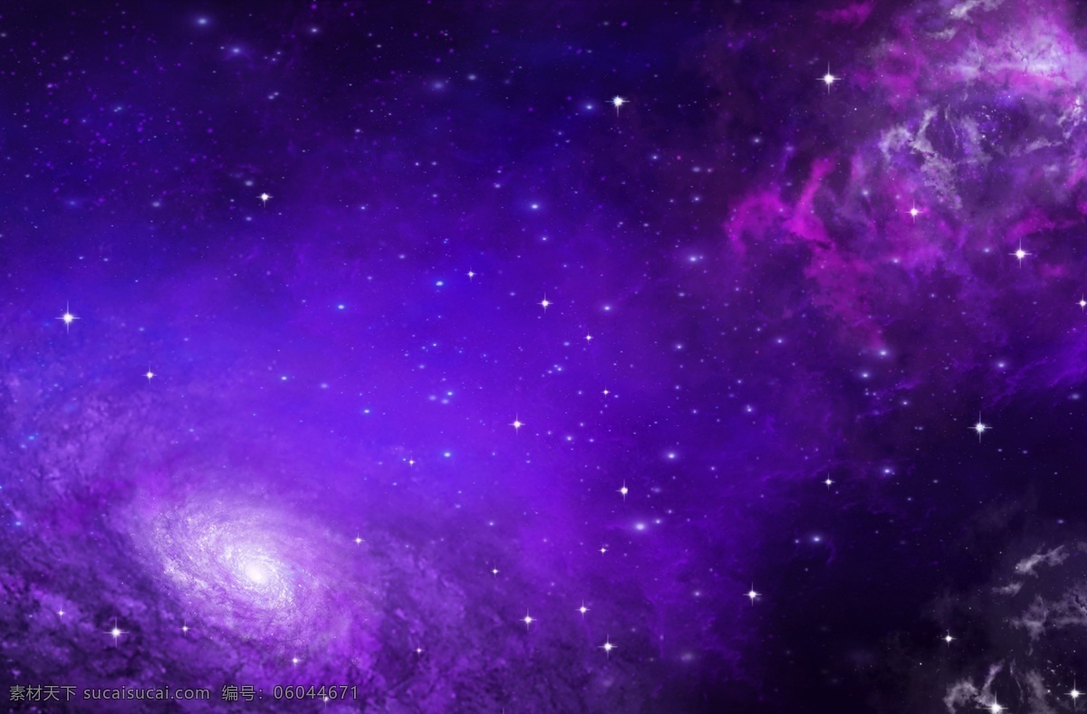 紫色 星云 星光 背景 广告背景 星光背景 星云背景 展板背景