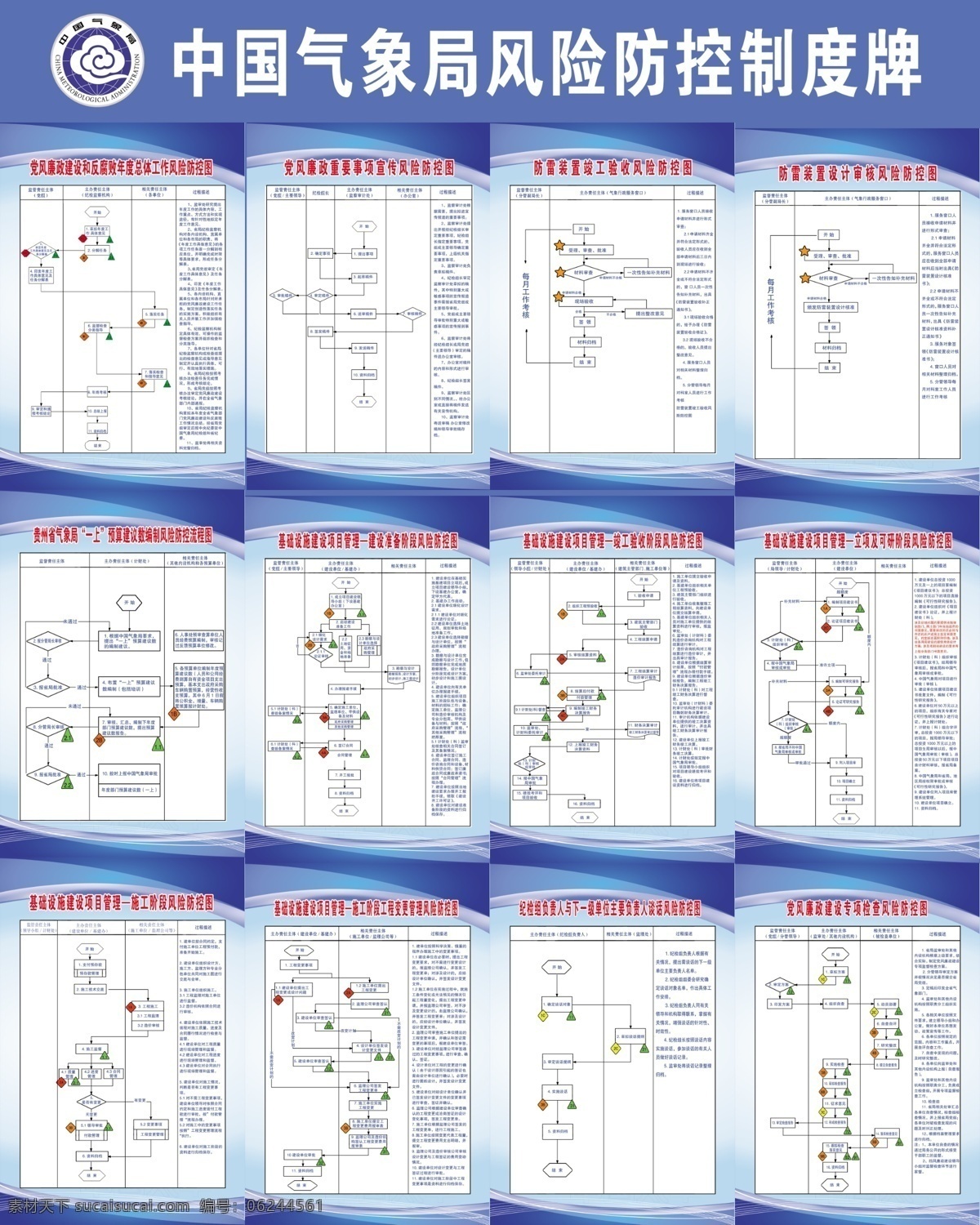 气象局制度牌 气象局 风险 防控 制度 牌 气象制度牌 展板模板 广告设计模板 源文件