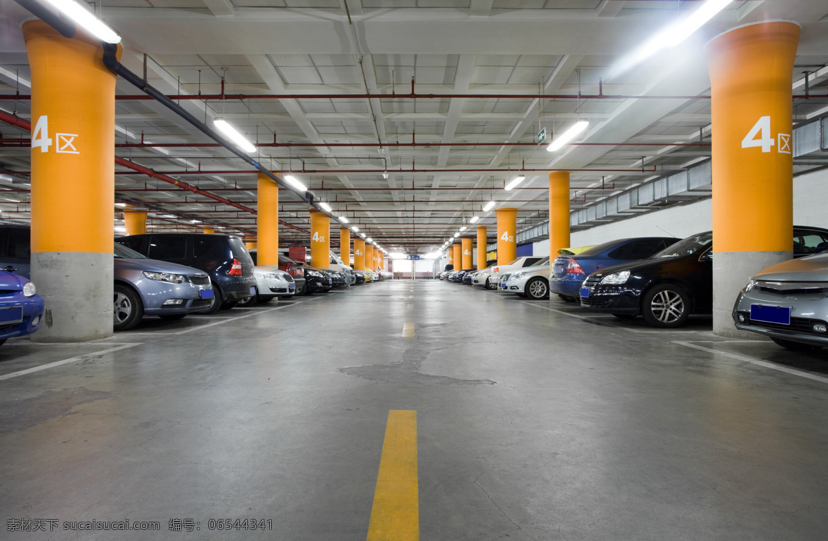 地下 停车场 轿车 车库 交通工具 地下停车场 其他类别 环境家居