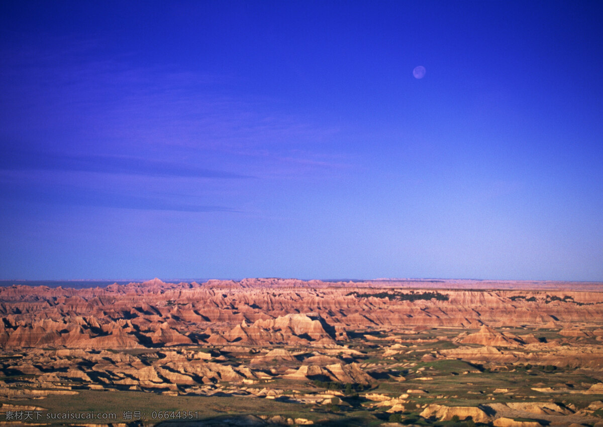 沙漠戈壁 戈壁 蓝天 山丘 沙漠 白云 自然景观 自然风景 蓝色