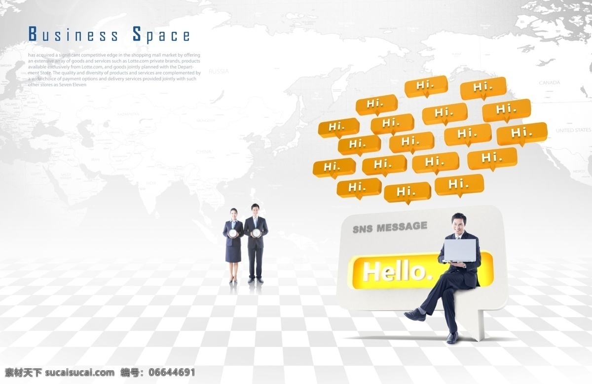 人物 社交 网络 主题 分层 韩国素材 no2 商务 商业 创意设计 男人 男性 灰色 黑白格子 世界地图 女性 女人 橙色 黄色 笔记本电脑 白色