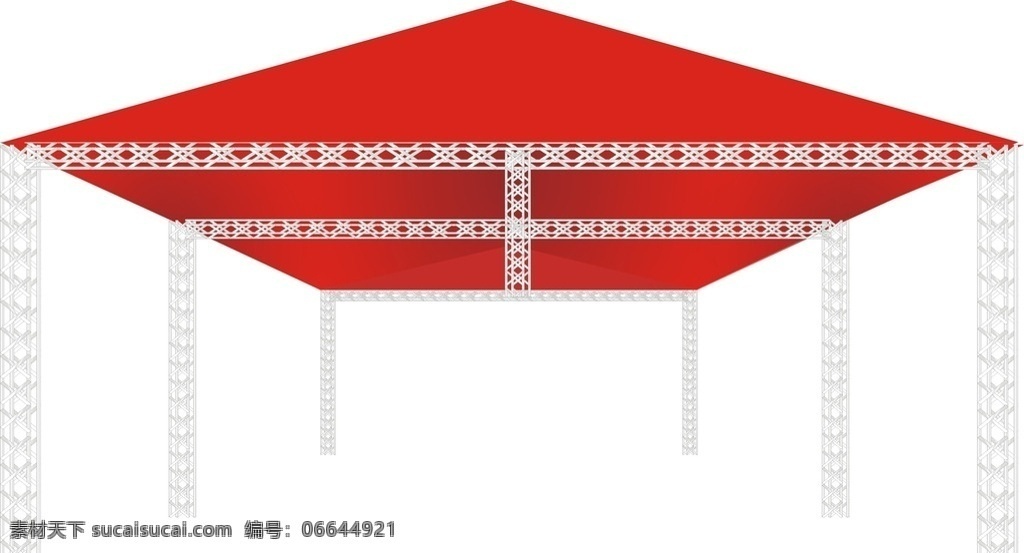 桁架设计 桁架 桁架布置设计 舞台布置 展棚构架 效果图 源文件