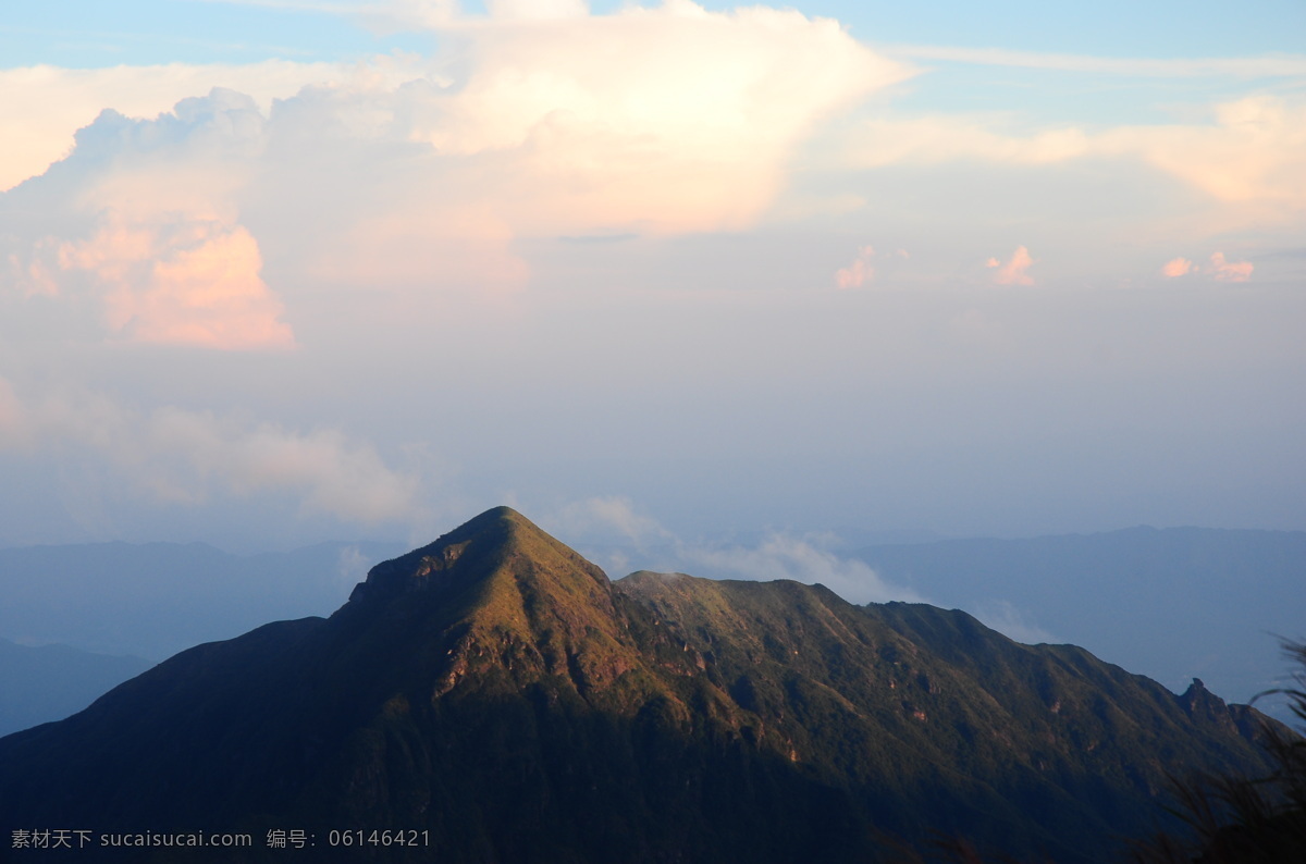 武功山风光 武功山风景 武功山日出 武功山云海 武功山晚霞 落日 霞光 山峰 山 旅游摄影 国内旅游